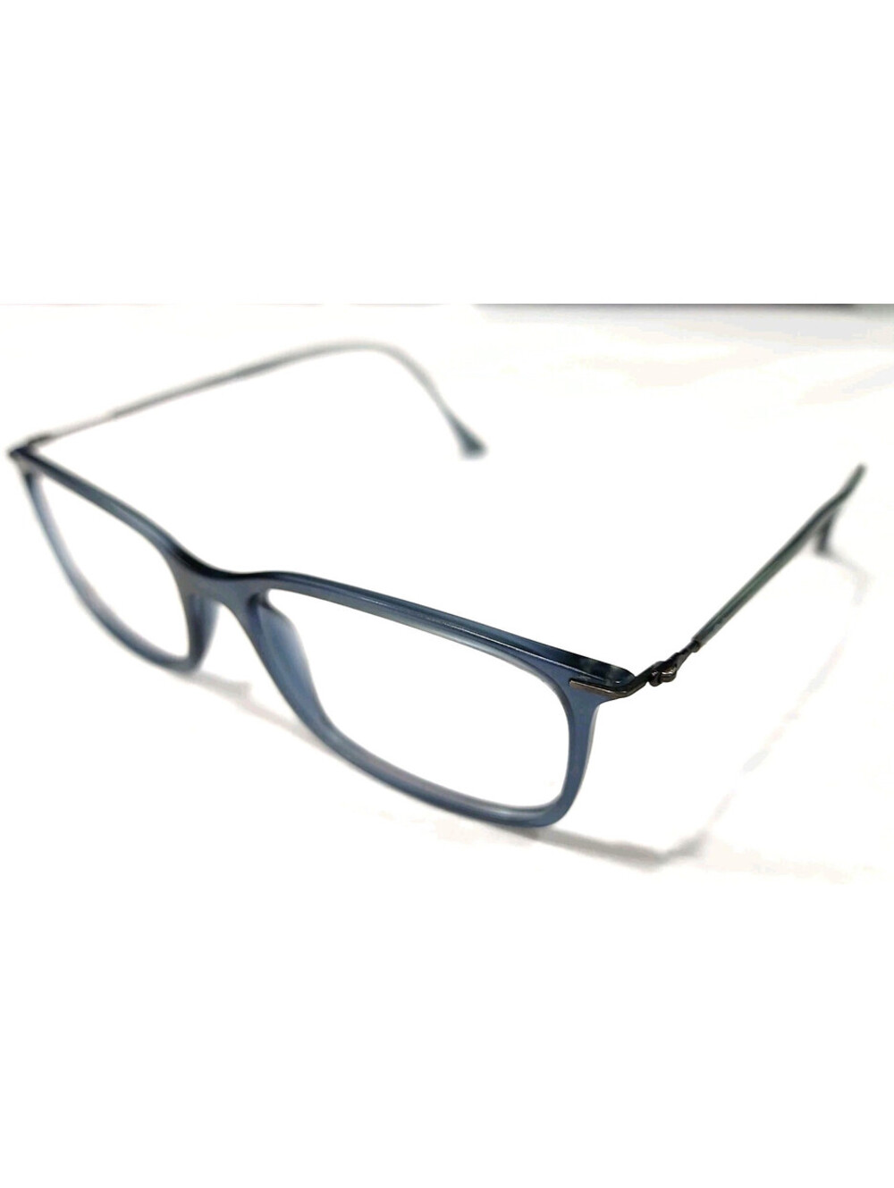 Ray Ban RB7031 5400 Blue Rectangle Eyeglasses 55-17 145